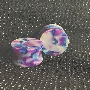 Purple Marble Plugs